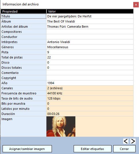 Informações do ficheiro